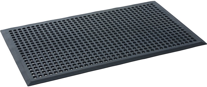 undefined, Bodenmatte Naturgummi schwarz, Industriematte Worksafe, schwarz, 900 x 1500 mm
