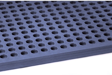 undefined, Bodenmatte Nitrilgummi blau, Industriematte Worksafe, ölresistent, blau, 900 x 1500 mm