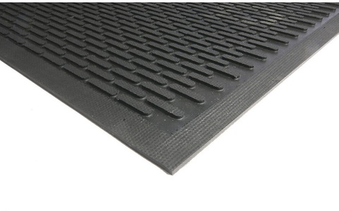 undefined, Schmutzfangmatte Gummi, schwarz LxB 750 x 850 mm, COBA Schmutzfangmatte, Gummi, schwarz, LxB 750 x 850 mm