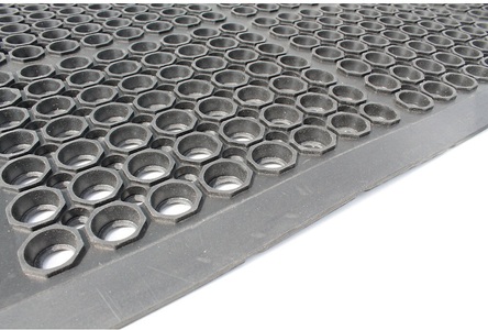undefined, Anti-Ermüdungsmatte, schwarz Endstück Breite 900 mm, COBA Anti-Ermüdungsmatte High Duty, Modulsystem, erweiterbar an einer Stirnseite