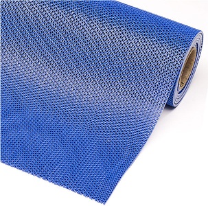 undefined, Anti-Rutschmatte, Höhe 5,3 mm Breite 1200 mm, pro lfd. m blau, NOTRAX Nassraummatte Höhe 5,3 mm, Breite 1200 mm, pro lfd. m, blau