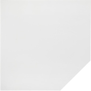 undefined, VIOLA - Verkettung Eckplatte 1200 x 1200 mm, Fuß höhenverstellbar weiß, Verkettungsplatte Akzent, 4-Fuss Gestell, BxT 1.200 x 1.200 mm, weiss