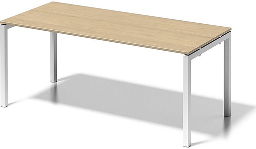 Bisley, BISLEY Schreibtisch CITO, U-Gestell HxBxT 740 x 1800 x 800 mm Gestell weiß, Platte Ahorn, BISLEY Schreibtisch CITO, U-Gestell, HxBxT 740 x 1800 x 800 mm, Gestell weiß, Platte Ahorn