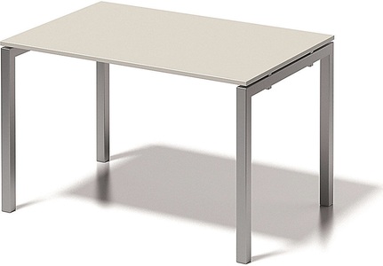 Bisley, BISLEY Schreibtisch CITO, U-Gestell HxBxT 740 x 1200 x 800 mm Gestell silber, Platte grauweiß, BISLEY Schreibtisch CITO, U-Gestell, HxBxT 740 x 1200 x 800 mm, Gestell silber, Platte grauweiß