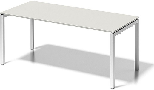 Bisley, BISLEY Schreibtisch CITO, U-Gestell HxBxT 740 x 1800 x 800 mm Gestell weiß, Platte grauweiß, BISLEY Schreibtisch CITO, U-Gestell, HxBxT 740 x 1800 x 800 mm, Gestell weiß, Platte grauweiß