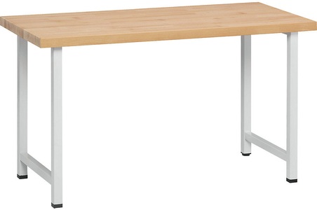 ANKE, ANKE Werkbank, stabil Grundmodell BxT 1500 x 700 mm, Buchemassivplatte, 