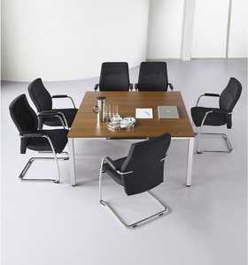 undefined, Konferenztisch, quadratisch LxBxH 1400 x 1400 x 720 mm Buche-Dekor, Konferenztisch, quadratisch, HxBxT 720 x 1400 x 1400 mm, Buche-Dekor