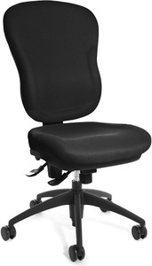 Topstar, Topstar Bürodrehstuhl WELLPOINT 30 SY Hochlehner mit Formschaum-Polsterung schwarz, Topstar® Bürodrehstuhl Wellpoint 30 SY, ergonomisch verstellbar, schwarz