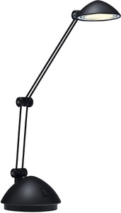 Hansa, Hansa LED-Schreibtischlampe SPACE Höhe 500 mm schwarz, satiniert, Hansa Tischleuchte LED, 3W, schwarz, Space, 41-5010.646
