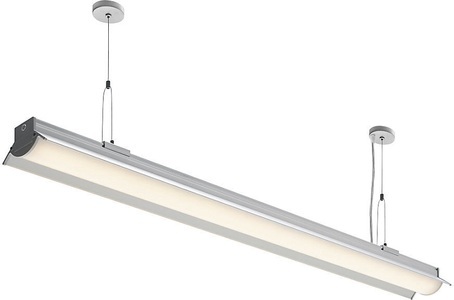 Hansa, Hansa LED-Deckenleuchte ALU CONNECT 36 W, Länge 1180 mm silber, HANSA Deckenleuchte 36 W/2800 Lumen 41-5010.700 LED Alu Connect, silber