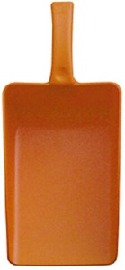undefined, Universal-Handschaufel aus PP orange, VE 5 Stk Gesamtlänge 360 mm, CEMO Handschaufel aus PP, LxB 230 x 170 mm, 5 Stk/VE