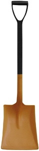 undefined, Universal-Stielschaufel aus PP orange Gesamtlänge 980 mm, CEMO Allzweckschaufel aus PP, LxB 315 x 250 mm