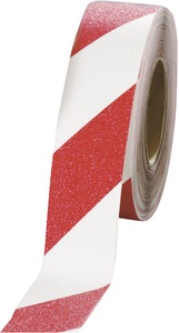 undefined, Antirutsch-Band, selbstklebend Breite 50 mm rot/weiß, Rolle, ab 1 Stk, COBA Antirutsch-Band, selbstklebend, Breite 50 mm, rot/weiß, Rolle, ab 3 Stk