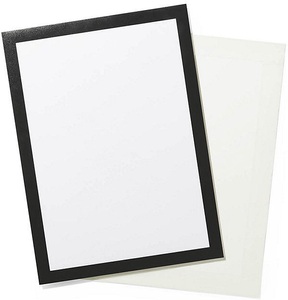 Durable, DURABLE DURAFRAME® GRIP A4 Folienrahmen mit Klettstreifen für DIN A4 Format, VE 10 Stk schwarz, Durable Duraframe Grip, A4, schwarz, 496801