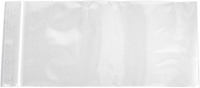 undefined, Druckverschluss-Beutel ohne Beschriftungsfeld, Stärke 90 µm, VE 1000 Stk BxL 100 x 200 mm, 