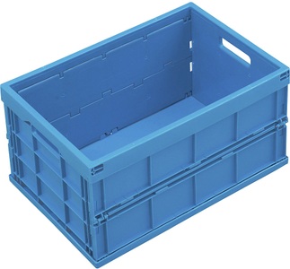 undefined, Faltbox aus Polypropylen Inhalt 40 l, ohne Deckel blau, 