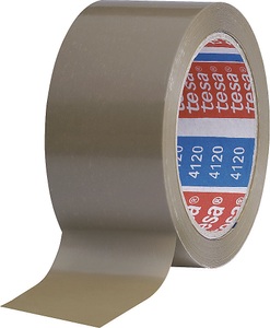 Tesa, tesa PVC-Klebeband tesa® 4120 VE 36 Rollen, braun, tesa PVC-Packband, tesapack® 4120, VE 36 Rollen, braun, Bandbreite 50 mm