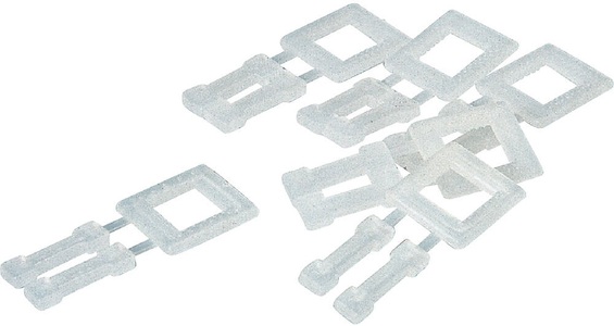 undefined, Kunststoffschnallen VE 5000 Stk Breite 13 mm, ratioform Verschlussschnallen, Kunststoff, für PP-Band, Breite 13 mm, VE 5000 Stk