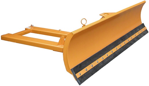 undefined, Schneeschieber für Gabelstapler Gummischürfleiste Schildbreite 2400 mm, Stapler-Schneeschieber mit Gummischürfleiste, Schildbreite 2.400 mm