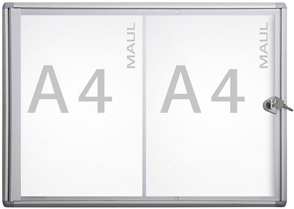 Maul, MAUL Schaukasten, Außentiefe 27 mm Außenhöhe 350 mm 2 x DIN A4, Maul Schaukasten Extraslim 2 x A4