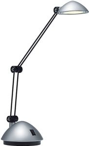 Hansa, Hansa LED-Schreibtischlampe SPACE Höhe 500 mm silber, satiniert, Hansa LED-Tischleuchte SPACE, 280 Lumen, silber