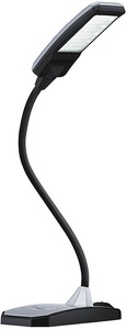 Hansa, Hansa LED-Schreibtischlampe TWIST Höhe 390 mm silber, HANSA Tischleuchte 41-5010.655 LED Twist silber