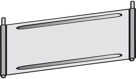 undefined, Trennblech für Fächer-Regal verzinkt für Fachboden, BxT 1000 x 500 mm, hofe Trennblech für Fächer-Regal, verzinkt, für Fachboden, BxT 1000 x 500 mm