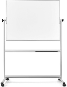 magnetoplan, magnetoplan Schreibtafel mobil emaillierte Oberfläche Tafel-BxH 1800 x 1200 mm, Magnetop Mobiles Design Whiteboard CC, emailliert, 1800mm x 1200mm, 1240690