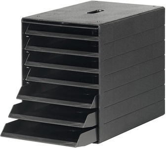 Durable, DURABLE Schubladenbox HxBxT 322 x 250 x 365 mm schwarz, DURABLE Schubladenbox, mit Staubschutz, schwarz