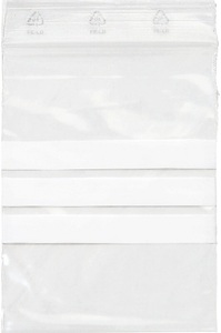 undefined, Druckverschluss-Beutel mit Beschriftungsfeld, Stärke 50 µm, VE 1000 Stk BxL 70 x 100 mm, 