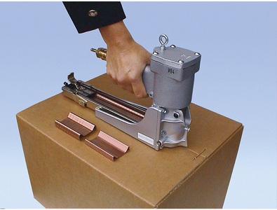 undefined, Kartonverschlusshefter TOP pneumatisch mit Schnellkupplung Ladekapazität 120 Klammern, ratioform Handverschlusshefter, für Blindheftung, pneumatisch für Klammern 18 mm