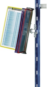 undefined, Klarsichttafel-Dokumentenhalter für Regal 10 Klarsichttafeln DIN A4 farbig sortiert, Klarsichttafel-Dokumentenhalter für Regal, 10 Klarsichttafeln DIN A4, farbig sortiert