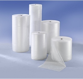 undefined, Luftpolsterfolie, 2-lagig Folienstärke 100 µm, VE 2 Rollen Breite 600 mm, ab 1 VE, ratioform Luftpolsterfolie, 2-lagig, Folienstärke 100 µm, BxL 1000 mm x 100 m, ab 5 Stk