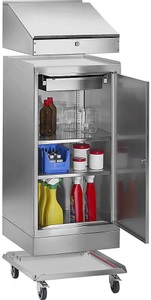 undefined, Fahrsatz aus Edelstahl für Werkzeugschrank 500 x 500 mm Zubehör, Fahrsatz aus Edelstahl, für Werkzeugschrank 500 x 500 mm, Zubehör