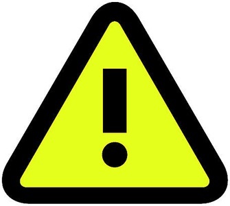 undefined, Magnetsymbol ATTENTION LxB 40 x 35 mm, VE 20 Stk gelb / schwarz, Magnetsymbol ATTENTION, HxB 35 x 40 mm, VE 20 Stk, gelb / schwarz