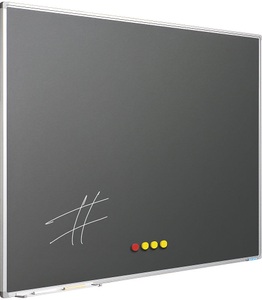 undefined, Kreidetafel Tafelfarbe grau BxH 1500 x 1000 mm, Kreidetafel, Tafelfarbe grau, BxH 1500 x 1000 mm
