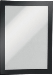 Durable, DURABLE DURAFRAME® Info-Rahmen selbstklebend, magnetisch für DIN A5, Rahmen schwarz, VE 10 Stk, DURABLE Inforahmen Duraframe, DIN A5, schwarz, 10 Stück