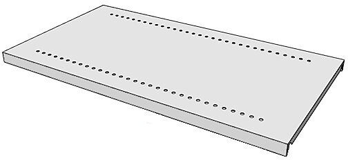 undefined, Fachboden für Regal-Schranksystem lichtgrau RAL 7035 BxT 930 x 500 mm, Fachboden für Regal-Schranksystem, lichtgrau RAL 7035, BxT 930 x 500 mm