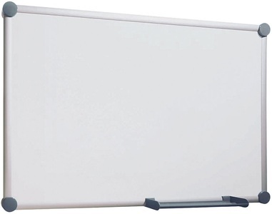 Maul, MAUL Whiteboard Stahlblech, kunststoffbeschichtet BxH 2000 x 1000 mm, MAULpro Whiteboard 2000, platingrau, 1000 x 2000 mm