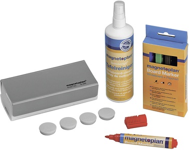 magnetoplan, magnetoplan Zubehörset, mini für Whiteboard Löscher, Reiniger, Marker, Magnete, MAGNETOPLAN Zubehör-Set mini 12299N f. Whiteboard