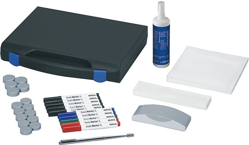 Maul, MAUL Whiteboard-Zubehör-Set mit Kunststoffkoffer Set, Maul Moderationskoffer
