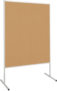 Maul, MAUL Moderationswand, Gesamthöhe 1905 mm Tafelmaße HxB 1500 x 1200 mm Korkoberfläche, Karton-Regalkasten, einlagig und faltbar, VE 25 Stk, LxBxH 400 x 250 x 200 mm