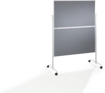 magnetoplan, magnetoplan Moderationstafel EVOLUTION plus klappbar Filz grau, Magnetop Design-Moderatorentafel, Filz grau, klappbar, 1151301
