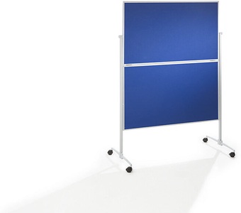 magnetoplan, magnetoplan Moderationstafel EVOLUTION plus klappbar Filz blau, Magnetop Design-Moderatorentafel, Filz blau, klappbar, 1151303