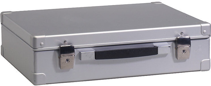 Zarges, ZARGES Alukoffer Inhalt 20 l Außen-LxBxH 480 x 380 x 125 mm, Gewicht 2,2 kg, 
