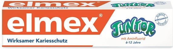 CP GABA GmbH, CP GABA GmbH elmex® Junior Zahnpasta, elmex Junior 6-12 Jahre Kinder-Zahnpasta