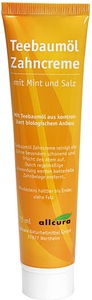 Allcura Naturheilmittel GmbH, allcura Naturheilmittel GmbH allcura Teebaum Zahncreme, allcura Teebaum Zahncreme