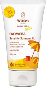 WELEDA AG, WELEDA AG Weleda Edelweiss Sensitiv Sonnenmilch LSF 30 Baby & Kid, Weleda Edelweiss Sensitiv Sonnenmilch LSF 30 Baby & Kids