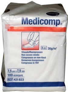Hartmann, Hartmann Medicomp® Vliesstoffkompressen unsteril 4-lagig 75 cm x 75 cm, 