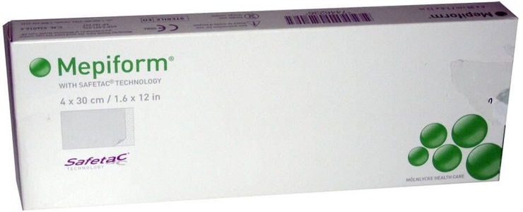 MOLNLYCKE HEALTHCARE, MOLNLYCKE HEALTHCARE Mepiform® 4 x 30 cm, Mepiform® 4 x 30 cm